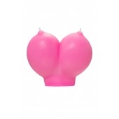 Розовая свеча «Сиськи» - 150 гр. - Pecado - купить с доставкой в Стерлитамаке