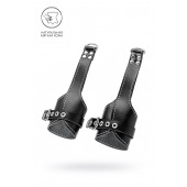 Черные подвесы с белой строчкой - Pecado - купить с доставкой в Стерлитамаке