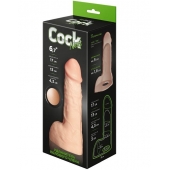 Телесный фаллоудлинитель с мошонкой Cock Next - 17 см. - LOVETOY (А-Полимер) - в Стерлитамаке купить с доставкой