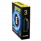 Супертонкие презервативы Ganzo Invisible - 3 шт. - Ganzo - купить с доставкой в Стерлитамаке
