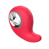 Красный клиторальный массажер с функцией постукивания - Secwell в Стерлитамаке Красный клиторальный массажер с функцией постукивания - Secwell