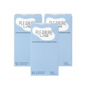 Набор из 3 упаковок ультратонких презервативов Pleasure Lab (по 12 шт.) - Pleasure Lab - купить с доставкой в Стерлитамаке