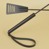 Черный кожаный стек «Сириус» - 60 см. - Sitabella - купить с доставкой в Стерлитамаке