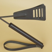 Черный кожаный стек «Сириус» - 60 см. - Sitabella - купить с доставкой в Стерлитамаке