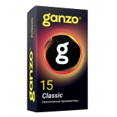 Классические презервативы с обильной смазкой Ganzo Classic - 15 шт. - Ganzo - купить с доставкой в Стерлитамаке