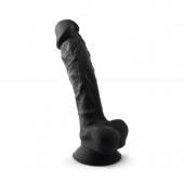 Черный фаллоимитатор SILEXD Model 1 9  - 23 см. - Adrien Lastic купить с доставкой в интернет-магазине Orgasmix в Стерлитамаке Черный фаллоимитатор SILEXD Model 1 9  - 23 см. - Adrien Lastic