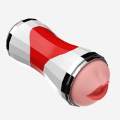 Двусторонний мастурбатор в колбе Power Grip Cup - вагина и ротик - Boys of Toys - в Стерлитамаке купить с доставкой