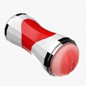 Двусторонний мастурбатор в колбе Power Grip Cup - вагина и ротик - Boys of Toys - в Стерлитамаке купить с доставкой