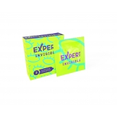 Ультратонкие презервативы Expert Invisible - 3 шт. - Expert - купить с доставкой в Стерлитамаке