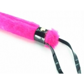 Нежная плеть с розовым мехом BDSM Light - 43 см. - БДСМ Арсенал - купить с доставкой в Стерлитамаке