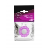 Лиловое эрекционное кольцо с 2 рядами стимулирующих шариков - Erowoman-Eroman - в Стерлитамаке купить с доставкой