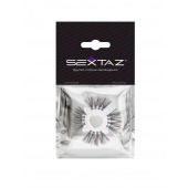 Эластичное эрекционное кольцо с черными «ресничками» - Sextaz - в Стерлитамаке купить с доставкой