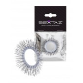 Круглое эрекционное кольцо с «ресничками» - Sextaz - в Стерлитамаке купить с доставкой