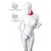 Красный ошейник с подкладкой из меха - ToyFa - купить с доставкой в Стерлитамаке