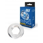 Прозрачное эрекционное кольцо-бублик - Sex Expert - в Стерлитамаке купить с доставкой