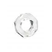 Прозрачное эрекционное кольцо в форме гайки - Sex Expert - в Стерлитамаке купить с доставкой