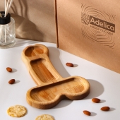 Деревянное блюдо для подачи в форме члена (25 х 16,5 х 1,7 см) - Сима-Ленд - купить с доставкой в Стерлитамаке