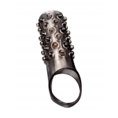 Дымчатая насадка на пенис с выпуклостями - 12 см. - Sex Expert - в Стерлитамаке купить с доставкой