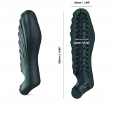 Серая силиконовая насадка на пенис с подхватом Manwan Ryzer - Manwan - в Стерлитамаке купить с доставкой