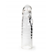 Прозрачная закрытая насадка на член - 15 см. - Sex Expert - в Стерлитамаке купить с доставкой