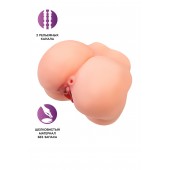 Реалистичный мастурбатор в форме попки с 2 любовными входами - No Name - в Стерлитамаке купить с доставкой