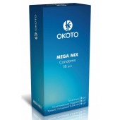 Презервативы OKOTO Mega Mix - 18 шт. - Sitabella - купить с доставкой в Стерлитамаке