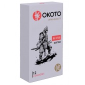 Точечные презервативы OKOTO Dotted - 12 шт. - Sitabella - купить с доставкой в Стерлитамаке