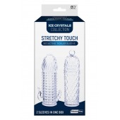 Набор из 2 прозрачных насадок на член Seductive Tickler Sleeves Set - NMC - в Стерлитамаке купить с доставкой