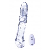 Прозрачная насадка-удлинитель Length Enhancer With Bullet с подхватом - 22,3 см. - NMC - в Стерлитамаке купить с доставкой