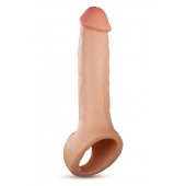 Телесная насадка-удлинитель Thrive 8.75 Inch Realistic Penis Extender Sleeve - 22,2 см. - Blush Novelties - в Стерлитамаке купить с доставкой