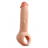 Телесная насадка-удлинитель Thrive 8.75 Inch Realistic Penis Extender Sleeve - 22,2 см. - Blush Novelties - в Стерлитамаке купить с доставкой