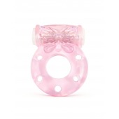 Розовое эрекционное виброкольцо с бабочкой - 1137 - в Стерлитамаке купить с доставкой