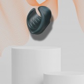 Серый сквозной мастурбатор с вибрацией Manwan Starter - Manwan - в Стерлитамаке купить с доставкой