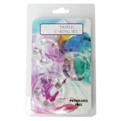 Набор из 3 эрекционных прозрачных колец - Boys of Toys - в Стерлитамаке купить с доставкой