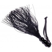 Черная силиконовая плетка - 25,4 см. - Boys of Toys - купить с доставкой в Стерлитамаке