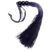 Черная силиконовая плетка - 25,4 см. - Boys of Toys - купить с доставкой в Стерлитамаке