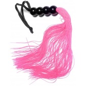 Розовая силиконовая плеть - 35,5 см. - Boys of Toys - купить с доставкой в Стерлитамаке