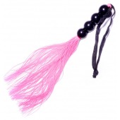 Розовая силиконовая плеть - 35,5 см. - Boys of Toys - купить с доставкой в Стерлитамаке
