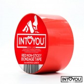 Красный скотч для фиксации Non-Sticky Bondage Tape - 15 м. - Intoyou - купить с доставкой в Стерлитамаке