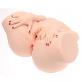 Телесный мастурбатор-полуторс Barbie - Naked Factory - в Стерлитамаке купить с доставкой