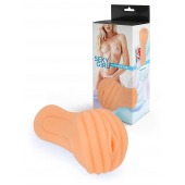 Эластичный мастурбатор в виде вагины телесного цвета - Sexy Girl - в Стерлитамаке купить с доставкой