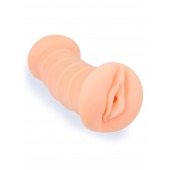 Телесный двусторонний мастурбатор с вибропулей и эрекционными кольцами в комплекте - Sexy Girl - в Стерлитамаке купить с доставкой