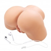 Телесный мастурбатор Olivia с 2 любовными отверстиями - Baile - в Стерлитамаке купить с доставкой