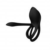 Черное эрекционное виброкольцо Bayek с пультом ДУ - Zalo - в Стерлитамаке купить с доставкой