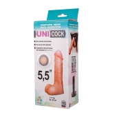 Фаллическая насадка Харнесс UNICOCK 5,5  - 17 см. - LOVETOY (А-Полимер) - купить с доставкой в Стерлитамаке
