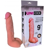 Фаллическая насадка Харнесс UNICOCK 9  - 24 см. - LOVETOY (А-Полимер) - купить с доставкой в Стерлитамаке