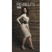 Пояс с клёпками Yona Black - Rebelts - купить с доставкой в Стерлитамаке