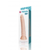 Телесный фаллоимитатор A-toys с присоской - 22 см. - A-toys купить с доставкой в интернет-магазине Orgasmix в Стерлитамаке Телесный фаллоимитатор A-toys с присоской - 22 см. - A-toys
