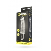 Прозрачная насадка с петлёй для фиксации - 14 см. - ToyFa - в Стерлитамаке купить с доставкой