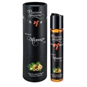 Массажное масло с ароматом экзотических фруктов Huile de Massage Gourmande Fruits Exotiques - 59 мл. - Plaisir Secret - купить с доставкой в Стерлитамаке